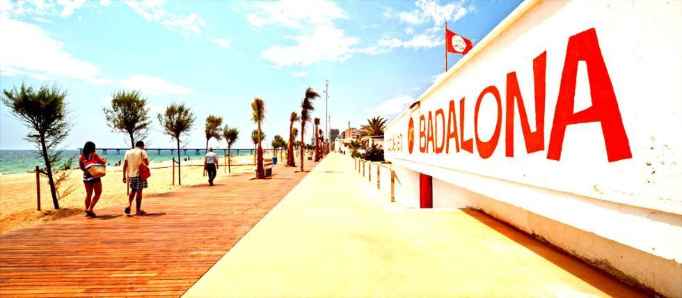 Barcelona Playa Badalona Y Metro Apartment Bagian luar foto